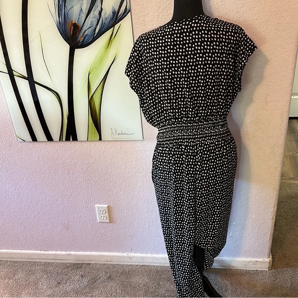 Max Studio polka dot jumpsuit size large - Picture 4 of 5